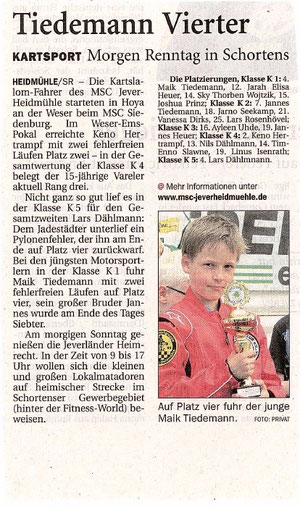 Wilhelmshavener Zeitung vom 15.06.2013