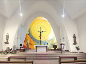 Entwurf Wandbild kath. Pfarrkirche