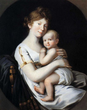 王太子妃ルイーゼとフリードリヒ・ヴィルヘルム(1796年 ヨーハン・ハインリヒ・シュローダー