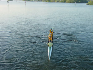 Heading for the finish line