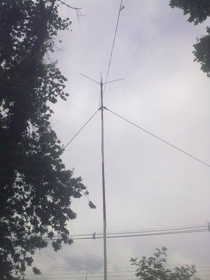 antena de 1/4 de honda omnidirecional de vhf