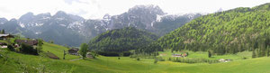 Panoramablick vom Balkon