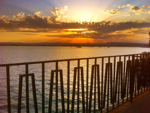 Siracusa : veduta tramonto.