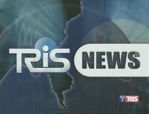 "Tris news" sigla Tg, Tele1 tris-sr.