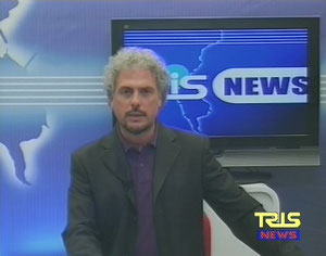 Seby Spicuglia, giornalista Tele1 tris-sr.