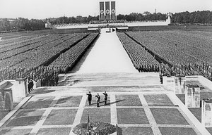 Rassemblement nazi à Nuremberg.
