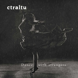 Album cover from post jazz album dance with strangers from ctraltu - a female dancer in the rain