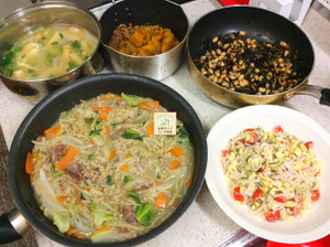 大阪兵庫で家事代行サービスで食事作り家政婦夕食作りで八宝菜