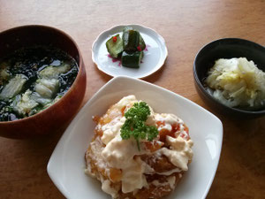 大阪兵庫で家事代行サービスの夕食作りでエビマヨ