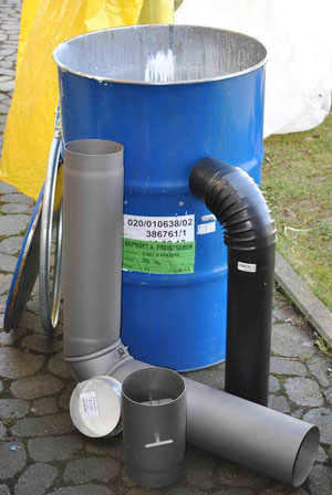 Zutaten des Raketenofens
