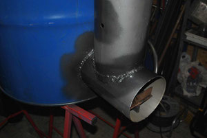 Brenner grau lackieren