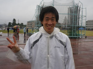 雨でも自己ベストだぜ!