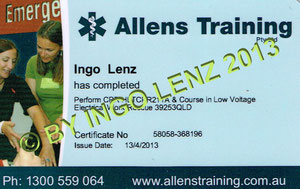      Course in CPR and LVR 13/04/2013