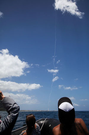 Beautiful nature and missile? .....They say Kauai is important place because it's the closest US place to the North Kxxxx.