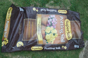 This is empty soil plastic bag, but it can be...