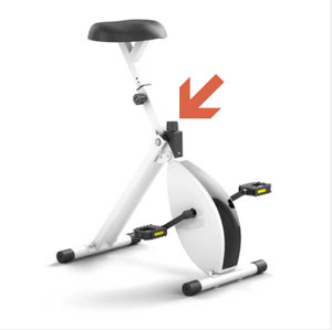 Work & Move Deskbike Basic Widerstand einstellen