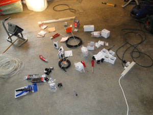 ein Teil des Materials
