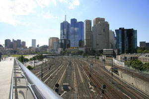 Ausblick auf Melbourne