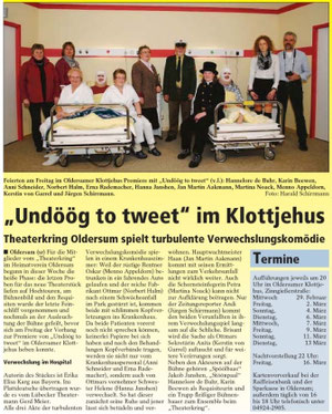Artikel aus dem Sonntags Report