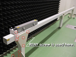 RENY screw is used here