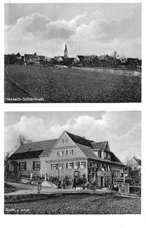 Ansichtskarte um 1950