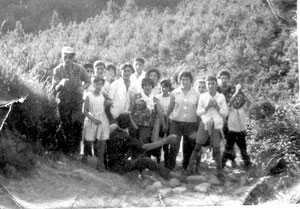 Xuntanza familiar en San Lourenzo, 1960