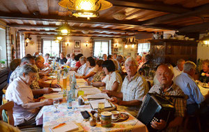 Sommertreff 2012 im Hirschen. Foto GabrieleHennicke BZ