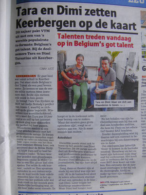 Het Nieuwsblad - 7 sept 2012
