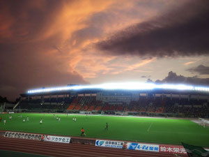 長良川の夕景