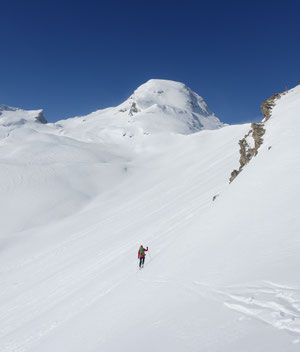 Skitour, Schweiz, Alvier, Südaufstieg, Südgrat