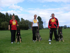 Sabrina und Bandit, Anne und Ültje, Frank und Hunter