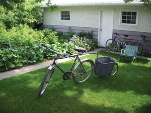 Recycled Bicycle Parts Make Handy Carts