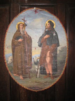 Zilia - Bannière - Saint Antoine abbé et Saint Roch