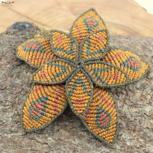 kp kitsch-paradise artisans créateurs accessoire de cheveux barrette mandala
