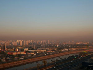 Aerial view-Sao Paulo city