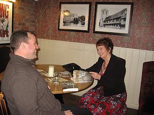 SIGNING BOOKS at Dirty Duck Pub