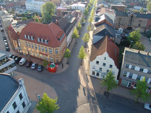 Blick in die Wismarsche Straße