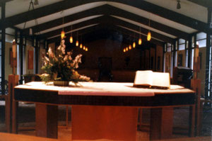 The Sanctuary from the Altar