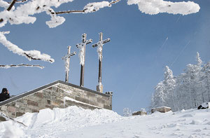 Kreuzberg - Ideales Skigebiet - die Rhön