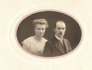 Hochzeitsfoto v.Ellen Siebs und Wolf von Unwerth