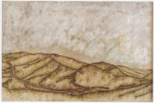 "Paesaggio dalla Croce" 2002 olio su tela 35x50.