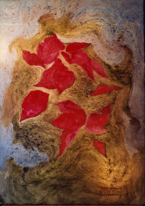 "Stella di Natale" 2003 olio su faesite 70x50. Collezione privata, Firenze.