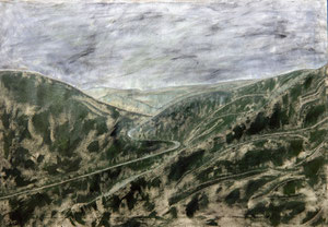 "Paesaggio dalla Croce" 1997 olio su tela  70x100 Coll. privata , Toronto