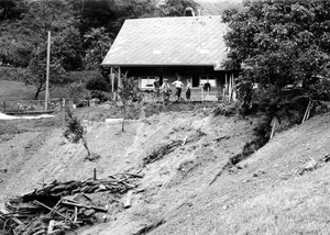 Luthern Bad, Längenbächli, Hangrutsch 24. Juli 1972  (UW 11)