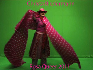 Rosa Queer, Trickfilm, 2011, VOR und HINTER der Kamera: Christa Biedermann
