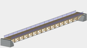Ansicht der geplanten Brücke