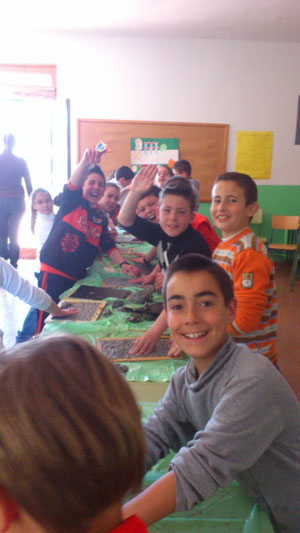 Haciendo papel