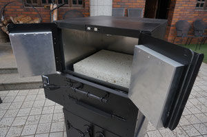 業務用ペレットピザ窯KIYAKIのオーブン内部