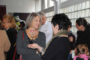 at the vernissage with Dagmar Küchler 23 Oct