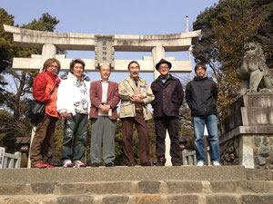 武田神社にて